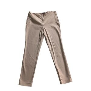 Vince Camuto Rear-zip Flat-front Light Pink Trouser Size 8